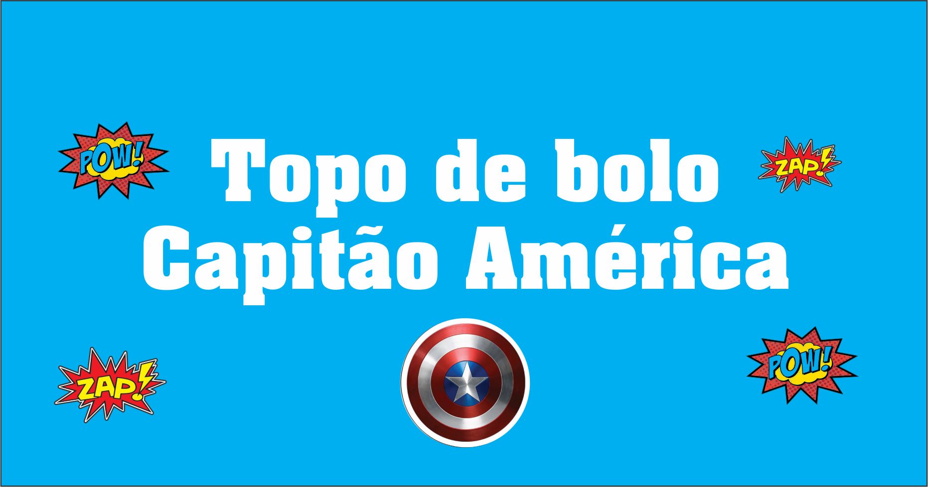 topo de bolo capitao america capa - Topo de bolo do Capitão América para imprimir gratis