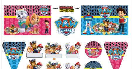 Kit patrulha canina para imprimir totalmente gratuito