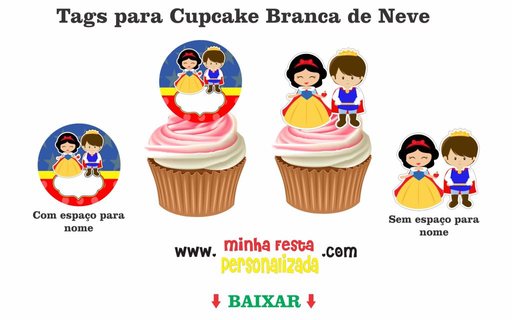 TAGS BRANCA DE NEVE 03 1024x640 - Kit Personalizado da Branca de Neve Totalmente Gratuito