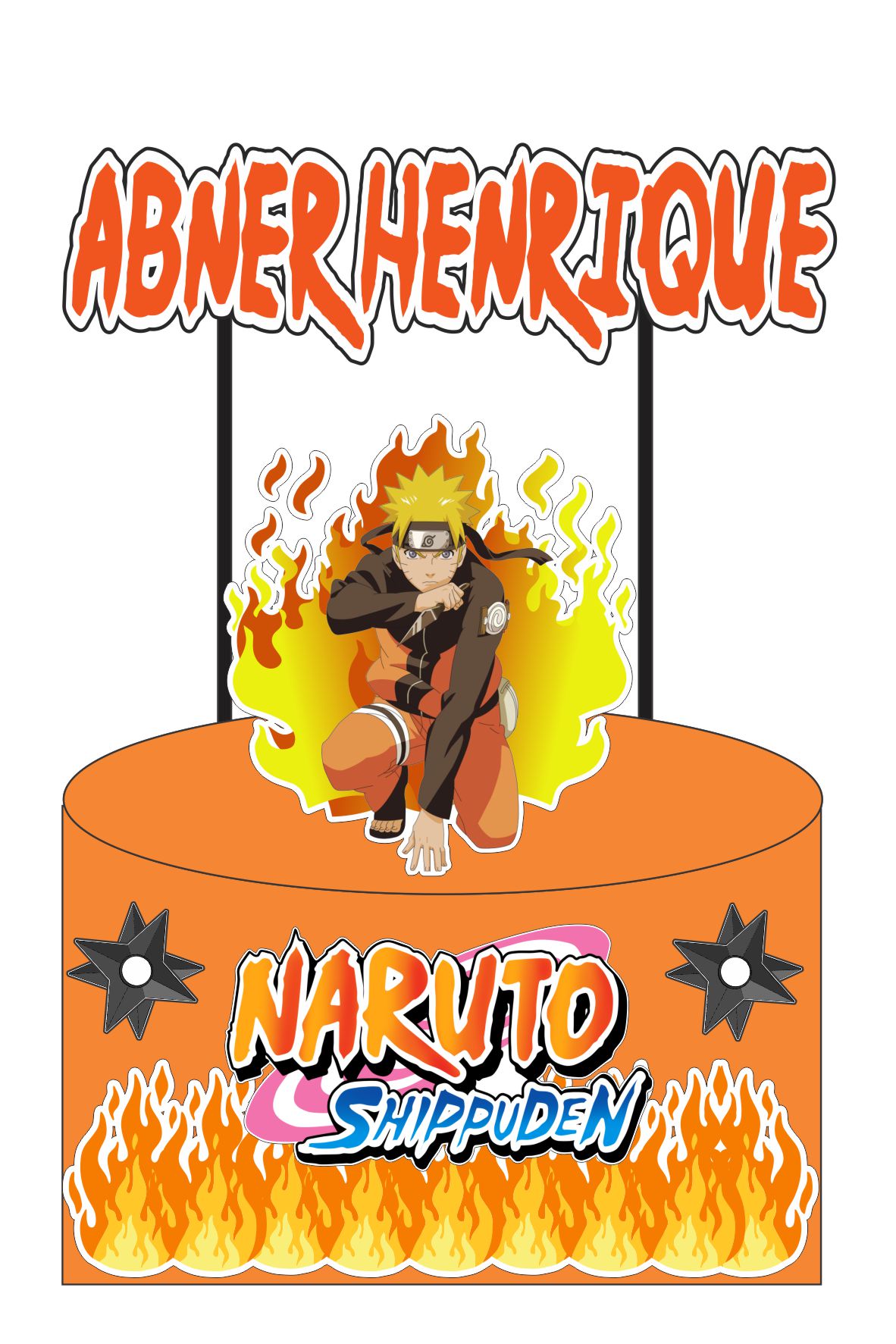 Kit Completo Para Festa Personalizada Do Naruto Totalmente Gratuito