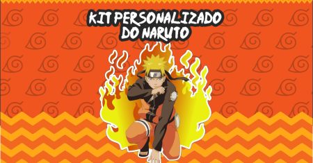 Kit Personalizado Akatsuki totalmente gratuito – Kit só um bolinho