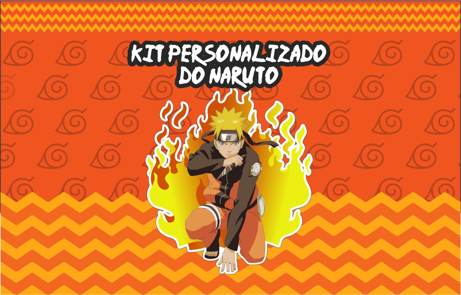 Kit completo para festa personalizada do Naruto totalmente gratuito