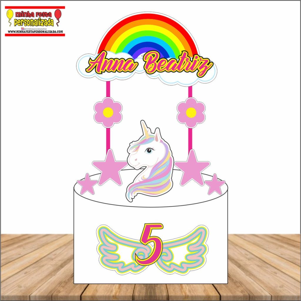 MODELO 01 1024x1024 - Topo de Bolo Unicornio – Diversos modelos gratuitos para você