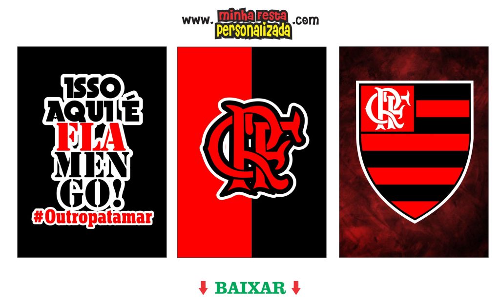 QUADROS 1024x631 - Topo de bolo Flamengo com kit festa completo e gratuito