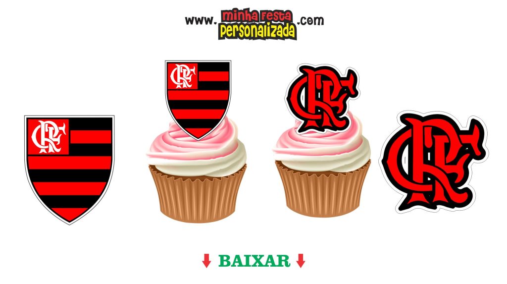 TAG DOCES 1024x573 - Topo de bolo Flamengo com kit festa completo e gratuito