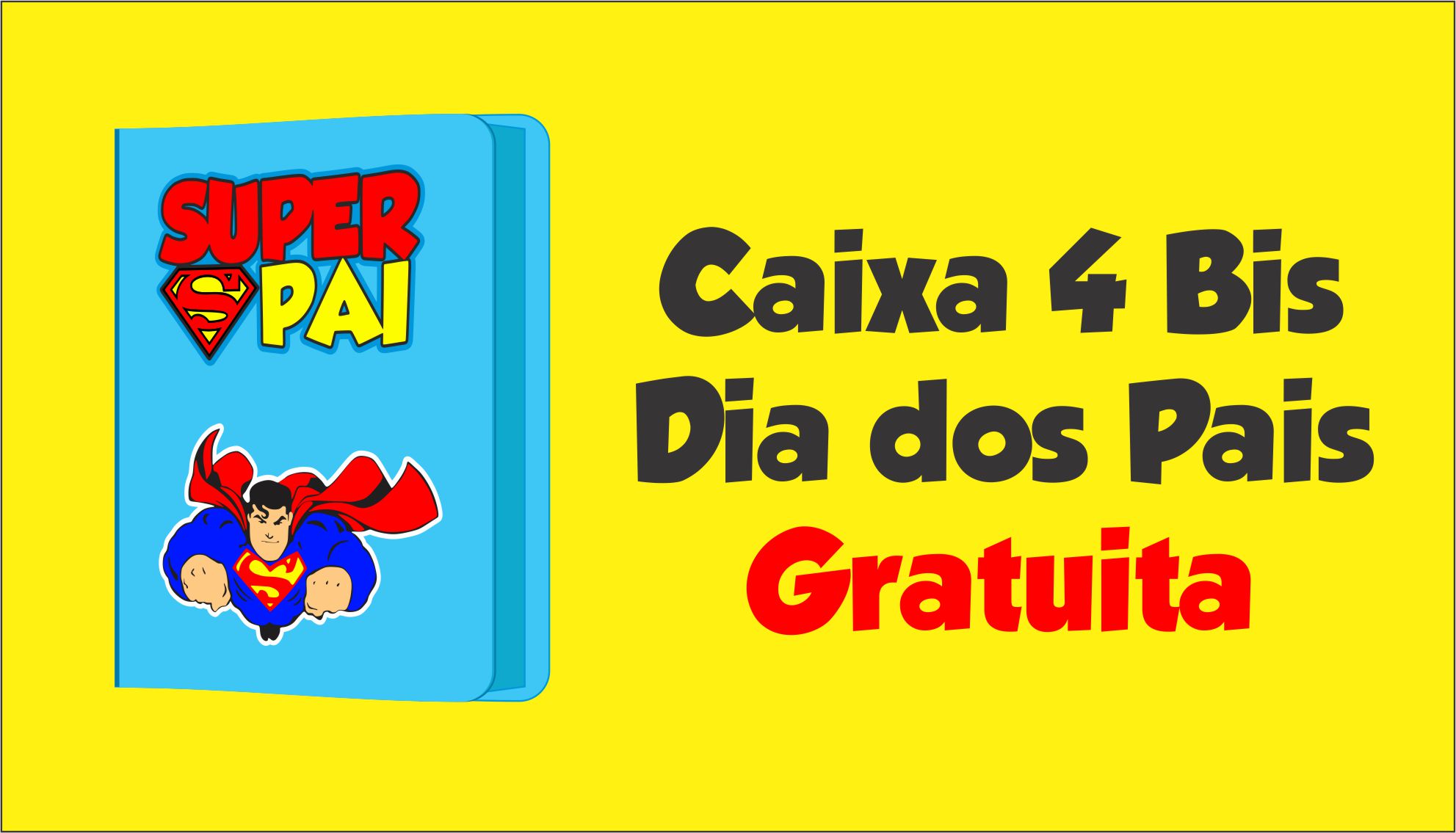 Caixa 4 Bis para Natal Pronta para Imprimir