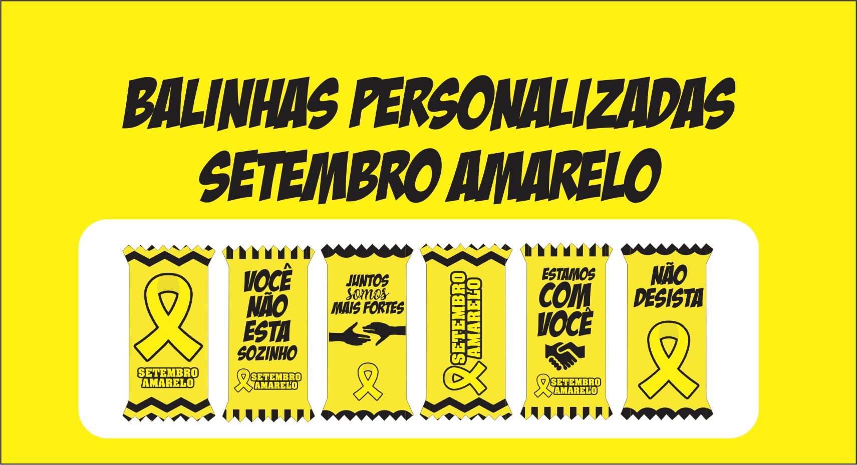 SEMTEMBRO AMARELO capa - Balinha Personalizada setembro Amarelo grátis