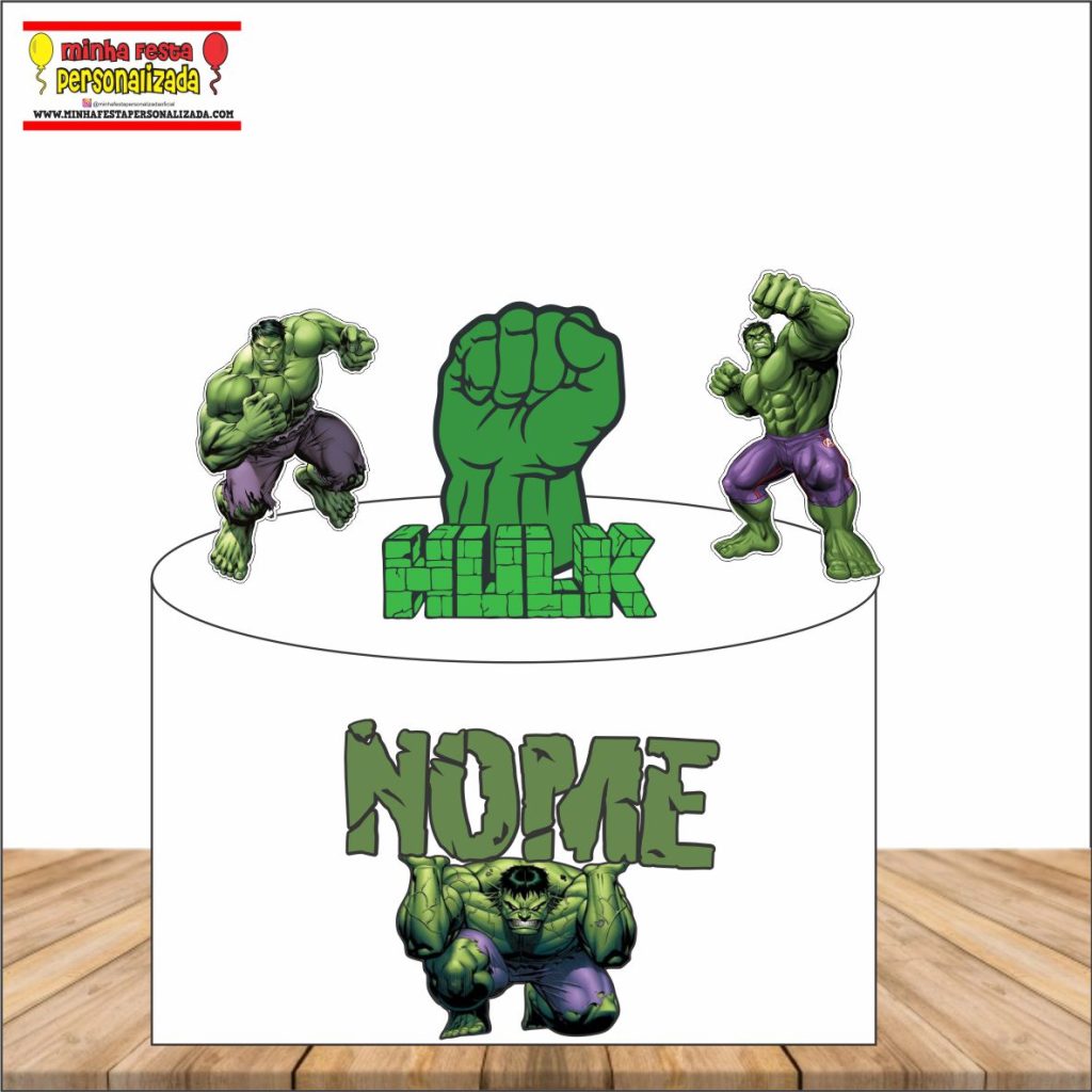 topo de bolo do hulk 1024x1024 - Topo de Bolo Hulk Para Imprimir em Alta Qualidade