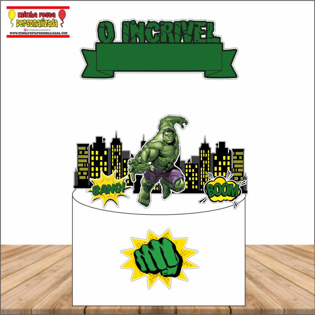 topo de bolo hulk para imprimir 1024x1024 - Topo de Bolo Hulk Para Imprimir em Alta Qualidade