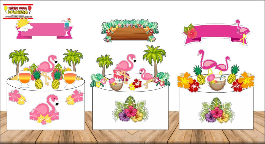 topo de bolo para imprimir flamingo 1024x557 - Topo de Bolo Para imprimir Grátis– Minha Festa Personalizada