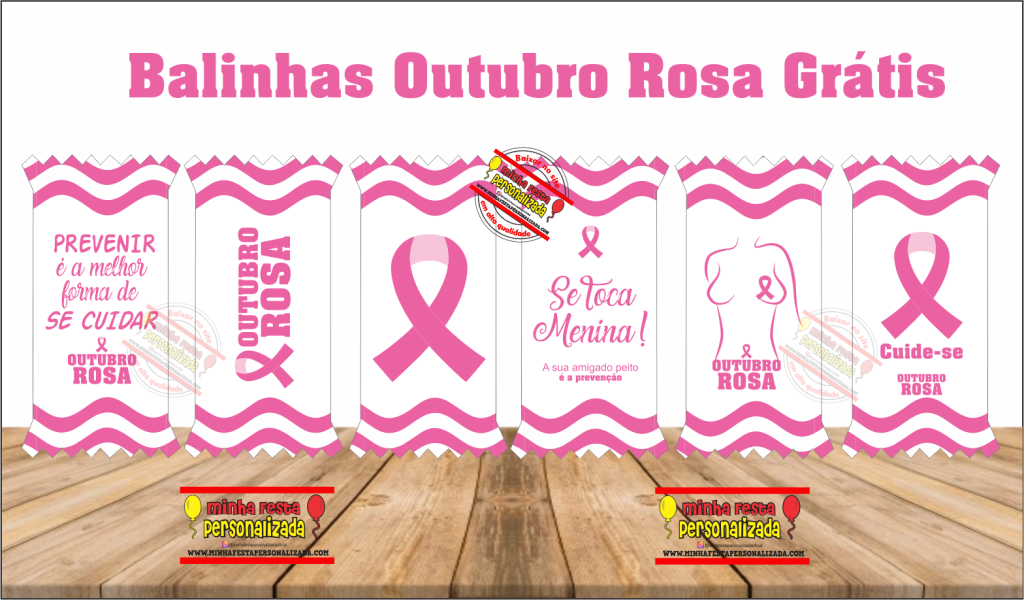 Topo De Bolo Outubro Rosa Parcelamento Sem Juros | Sexiz Pix