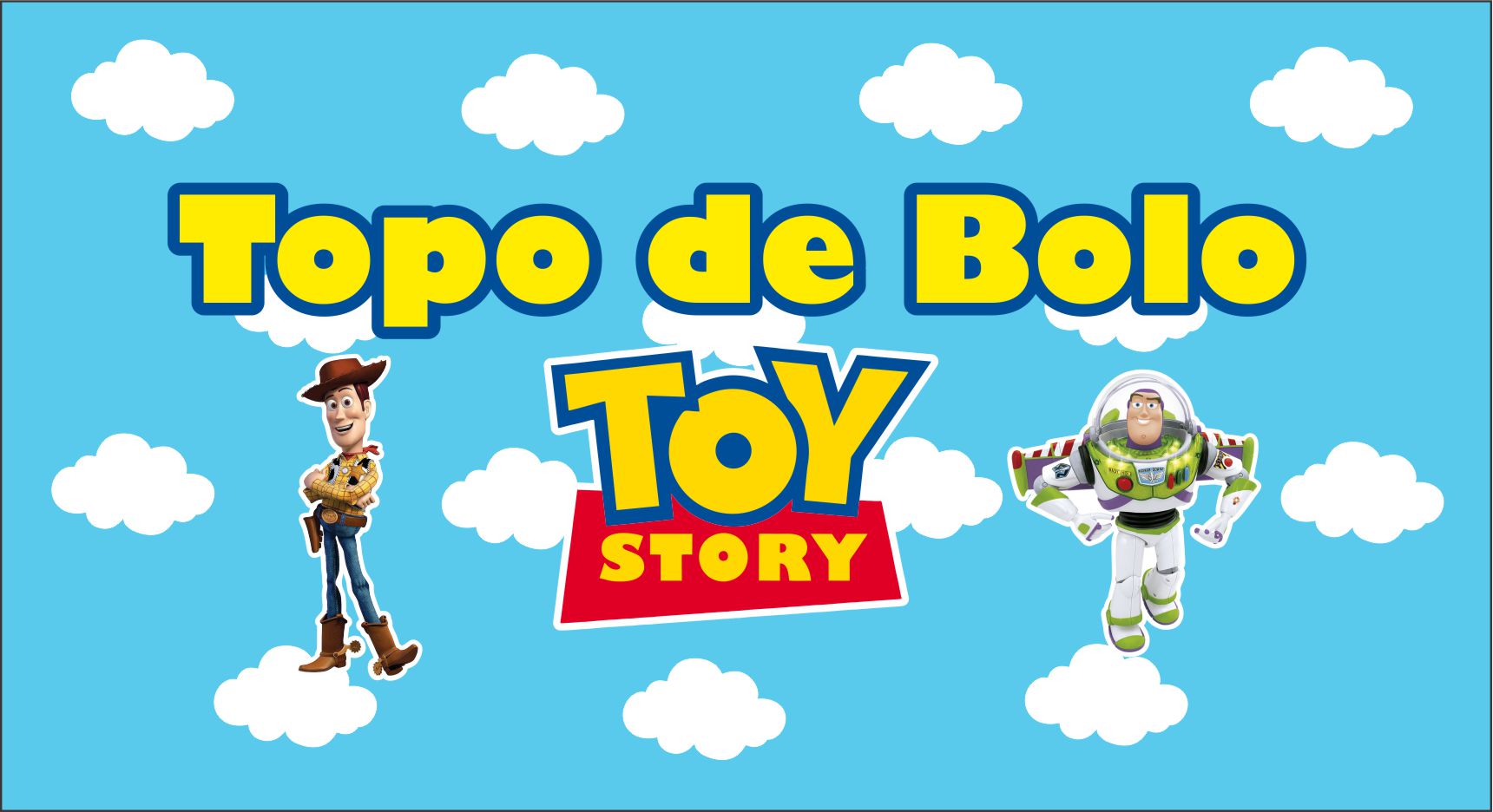 Capa topo de bolo Toy story - Topo de Bolo Toy Story Para Imprimir Gratuito