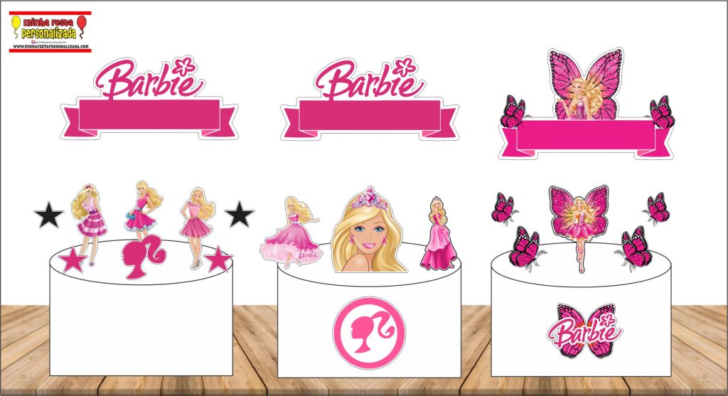topo de bolo para imprimir barbie 1024x557 - Topo de Bolo Para imprimir Grátis– Minha Festa Personalizada