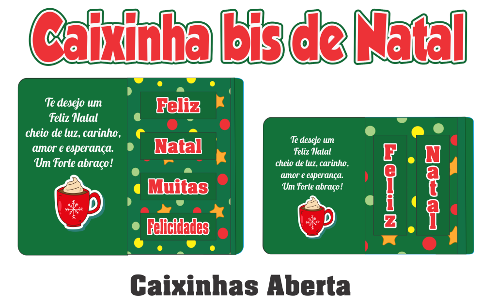 Como Fazer Caixinha Personalizada Para Bis Personalizada - Natal 