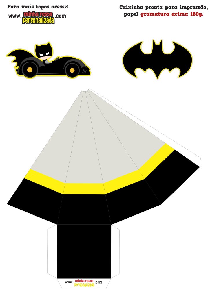 CAIXA PIRAMIDE 1 725x1024 - Caixinhas Personalizadas do Batman