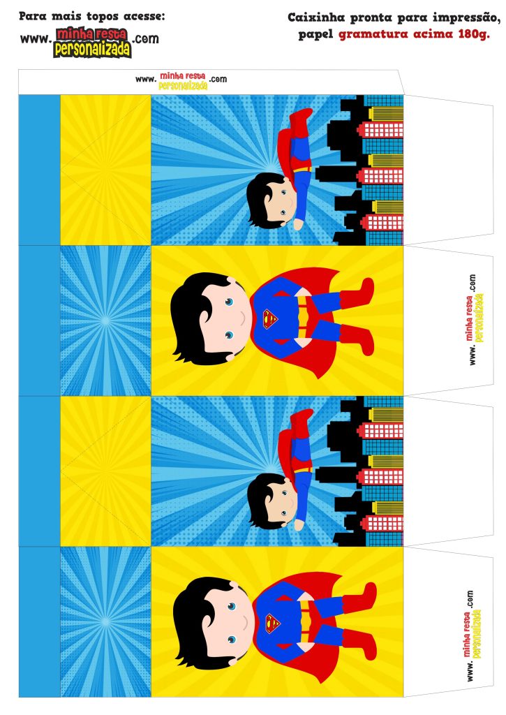 CAIXINHA MILK 2 725x1024 - Caixinha Personalizada do Super Man baby