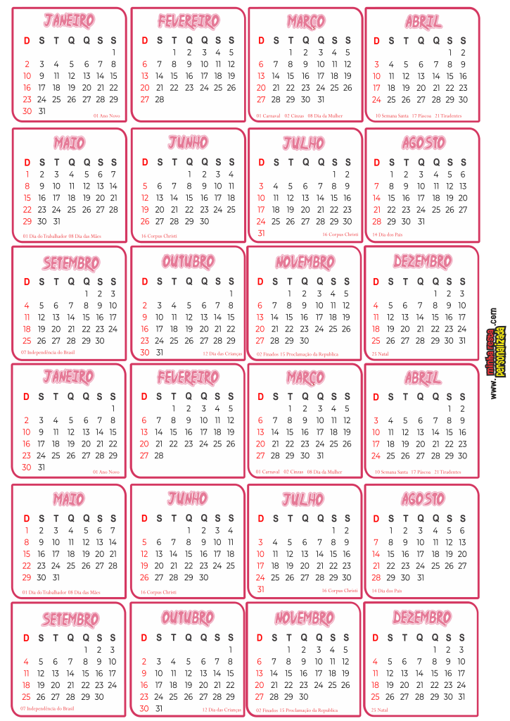 CALENDARIOS SAKURA DE GELADEIRA PT2 725x1024 - Calendario do Sakura 2022