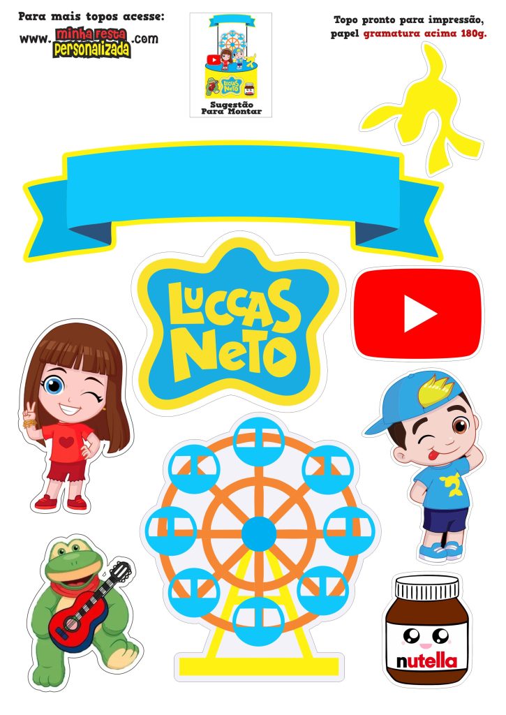 Luccas Neto – Nutella PNG 02