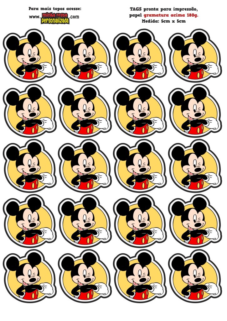 TAGS PARA CUPCAKE DO MICKEY 04 725x1024 - Tags para doces do Mickey