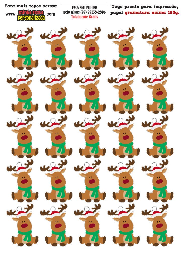 TAGS PARA IMPRIMIR 04 725x1024 - Tags personalizadas de Natal