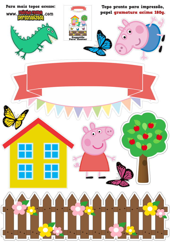 modelo 02 725x1024 - Topos de bolo da Peppa pig