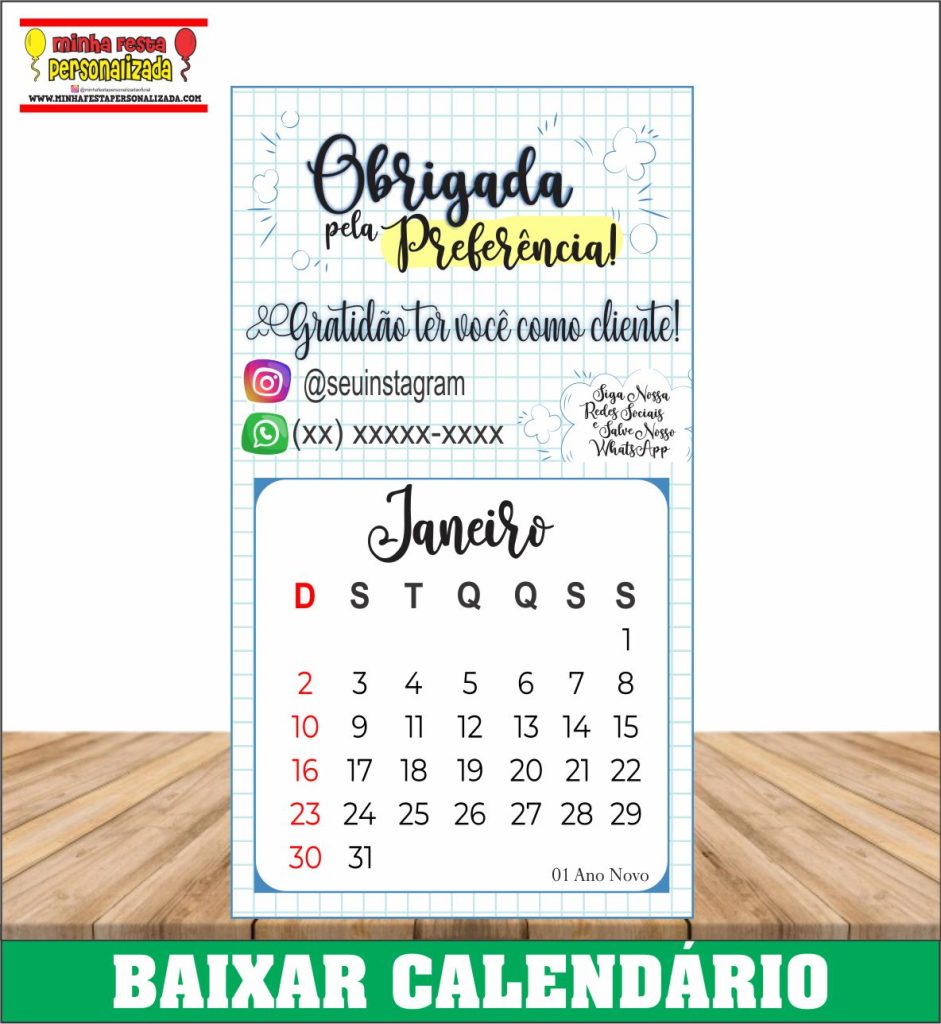 CALENDARIOS PARA CLIENTE 03 941x1024 - Calendário de Geladeira para Clientes pronto para imprimir