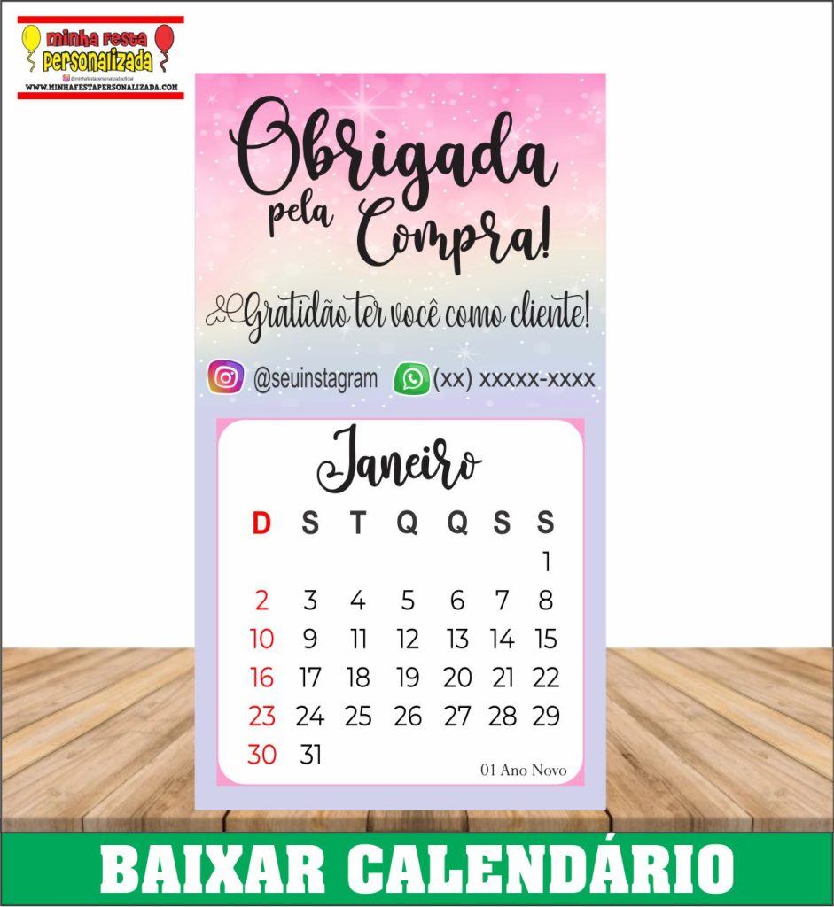 CALENDARIOS PARA CLIENTE 05 941x1024 - Calendário de Geladeira para Clientes pronto para imprimir