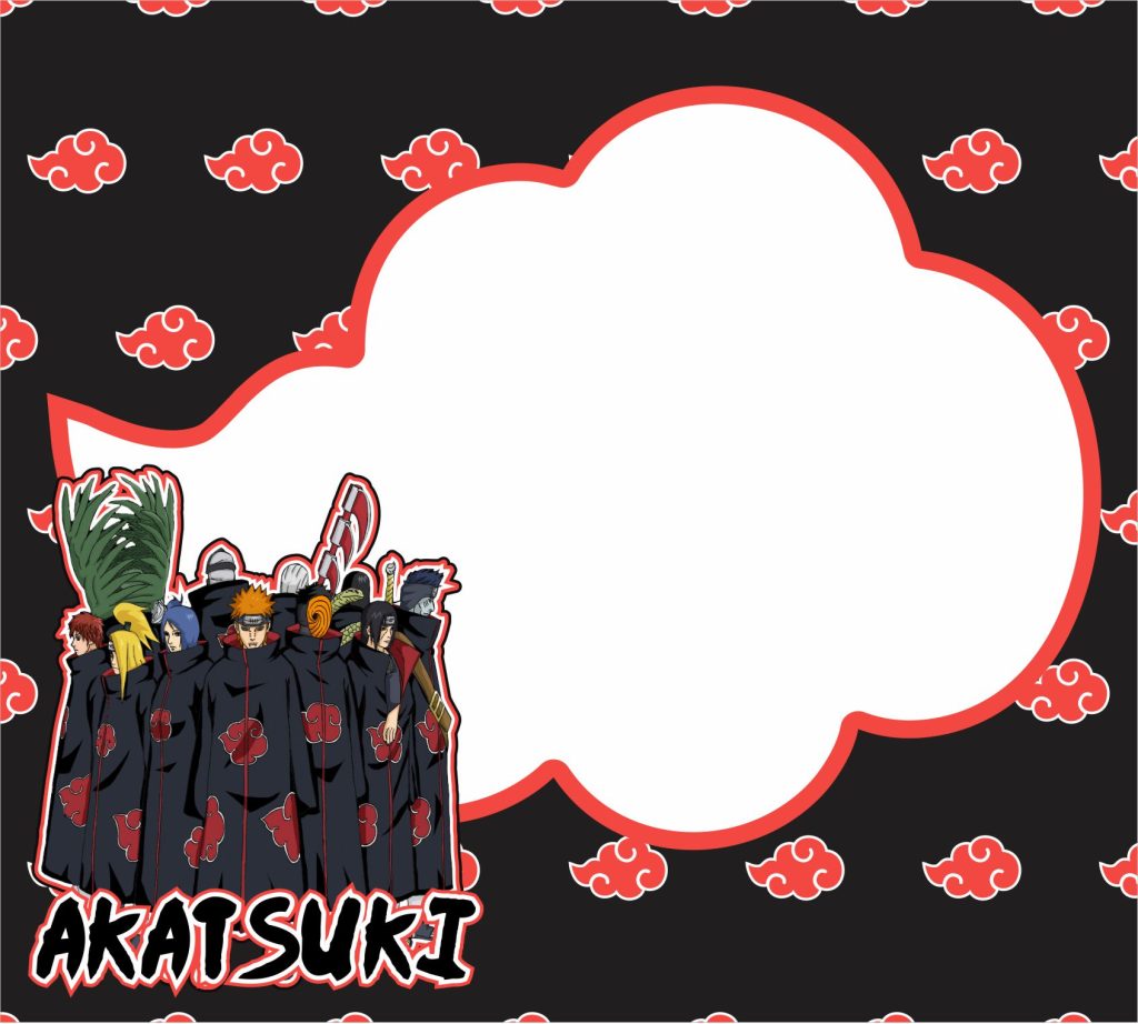 ETIQUETA ESCOLAR AKATSUKI 02 1024x922 - Etiqueta escolar da Akatsuki