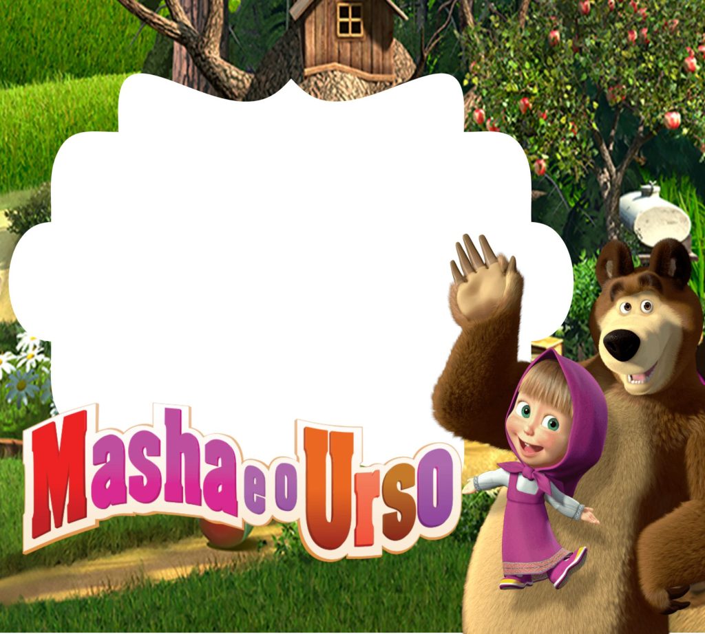 ETIQUETA ESCOLAR MASHA E O URSO 02 1024x922 - Etiqueta Escolar Masha e o Urso