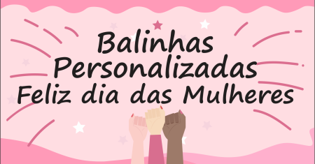 Balinhas Dia das Mulheres Com Cartão Para Imprimir Totalmente gratuito