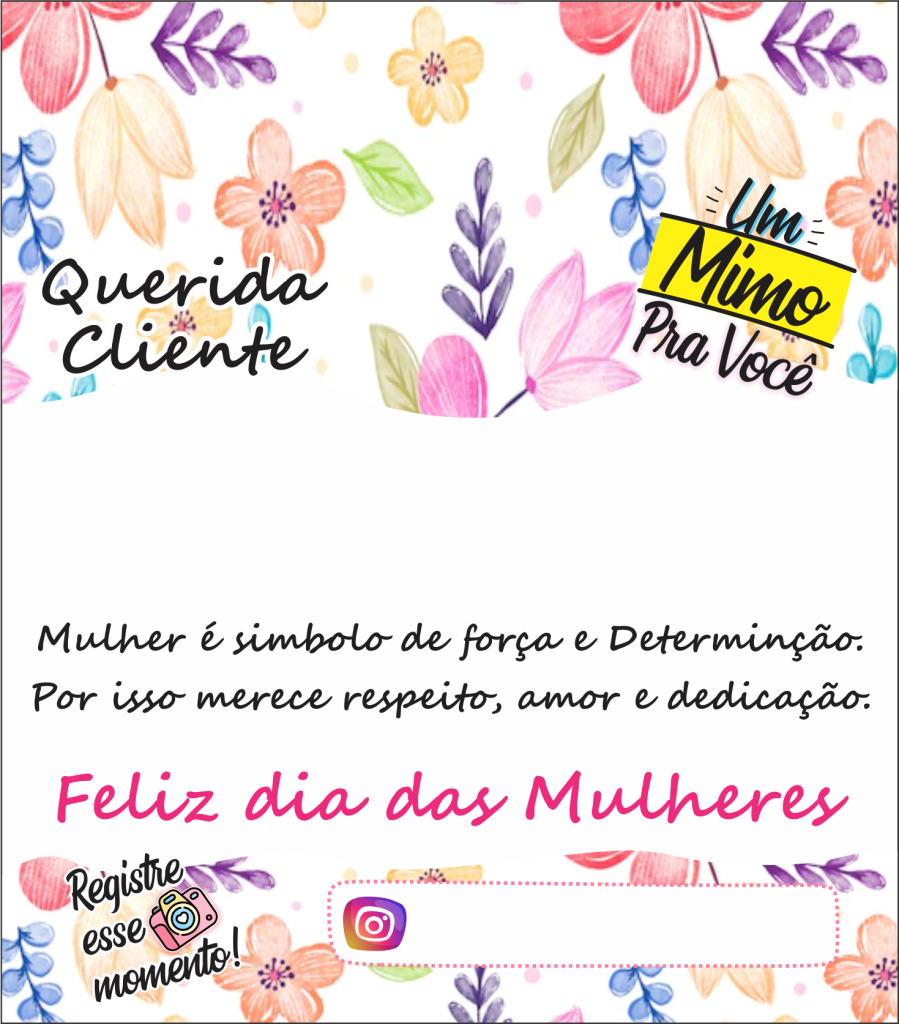 DIA DA MULHER CARTAO DE LIXA CLOGO MODELO 01 899x1024 - Cartão Mini Lixa Dia das Mulheres Modelo 02