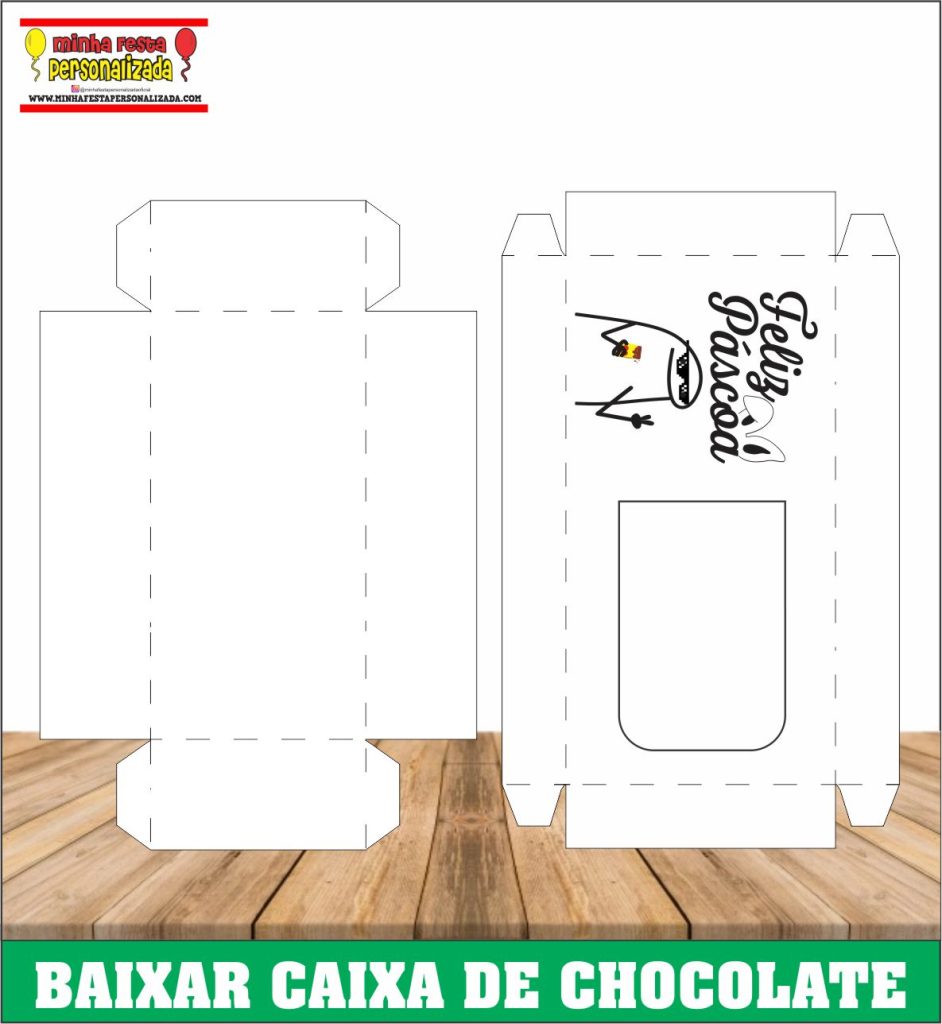 CAIXA BARRA DE CHOCOLATE RECHEADA FLORK 01 942x1024 - Caixa Barra de Chocolate Recheada do Flork Pronto Pra Imprimir