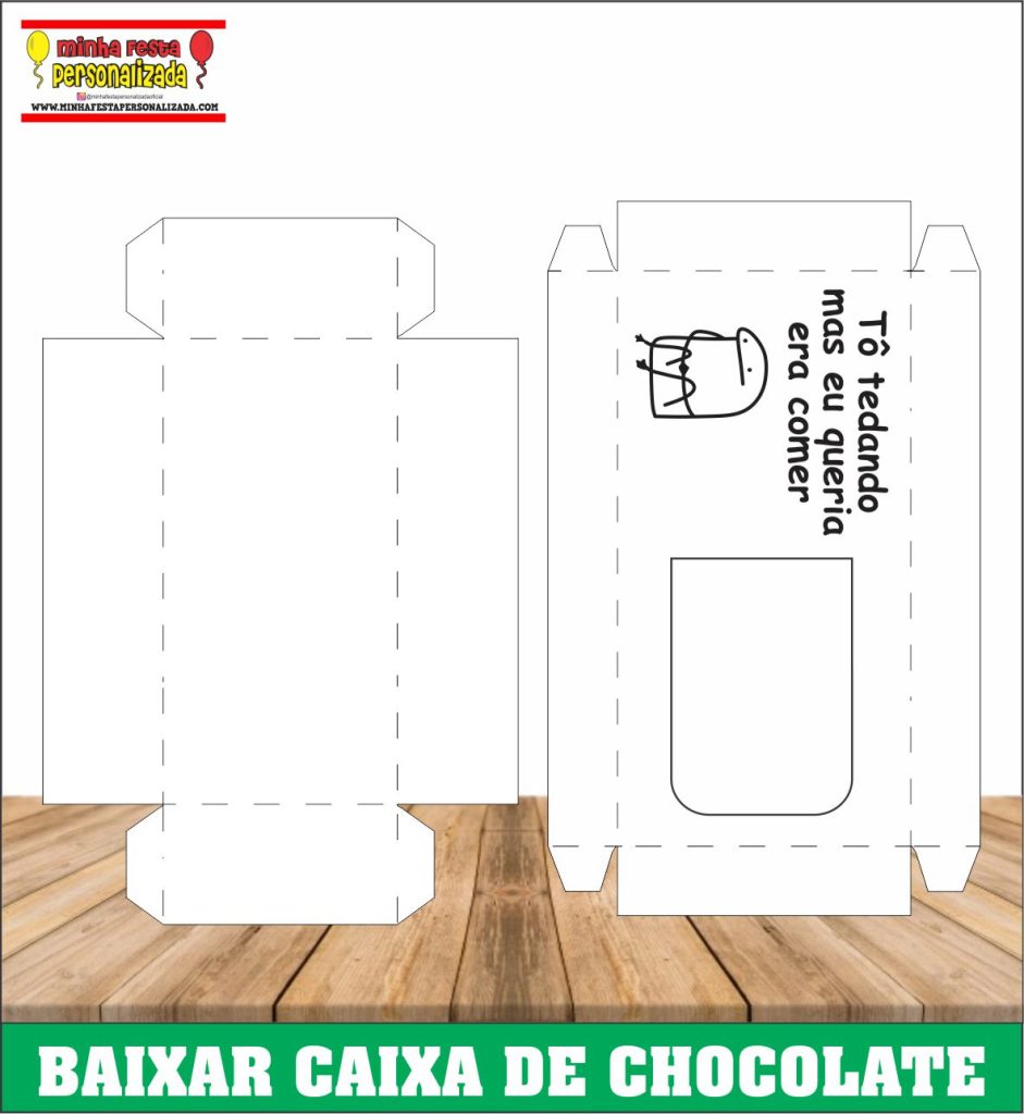 CAIXA BARRA DE CHOCOLATE RECHEADA FLORK 04 941x1024 - Caixa Barra de Chocolate Recheada do Flork Pronto Pra Imprimir