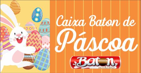 Caixa Baton de Pascoa Pronto Para Imprimir
