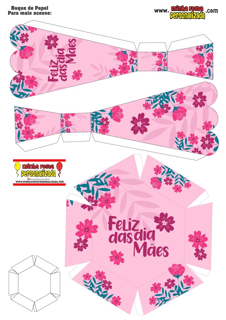 BUQUE DIA DAS MAES PT 01 1 725x1024 - Buque de Papel dia das maes modelo 02