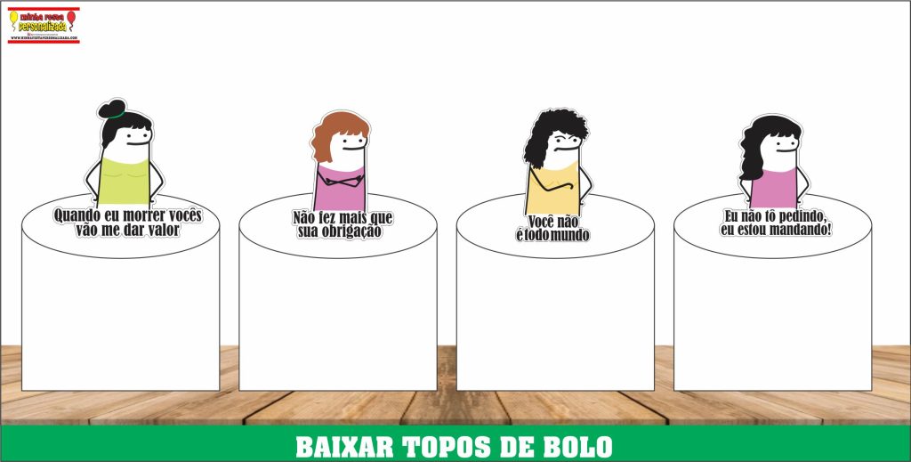 Topo de bolo flork dia das maes 01 1024x519 - Topo de bolo Flork Dia das Mães Para Imprimir