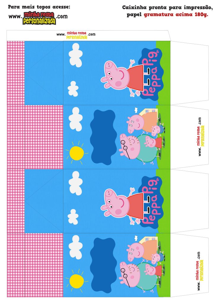 CAIXINHA MILK 725x1024 - Caixinhas Personalizadas da Peppa Pig Para Imprimir