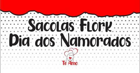 Sacola Dia dos Namorados Flork Pronta Para Imprimir