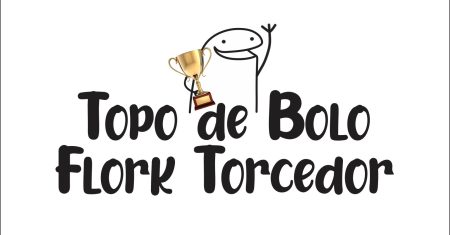 Topo de bolo Flork Torcedor Gratuito Pronto Para Imprimir