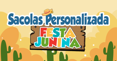 Sacola Festa Junina Para Imprimir Totalmente Gratuita