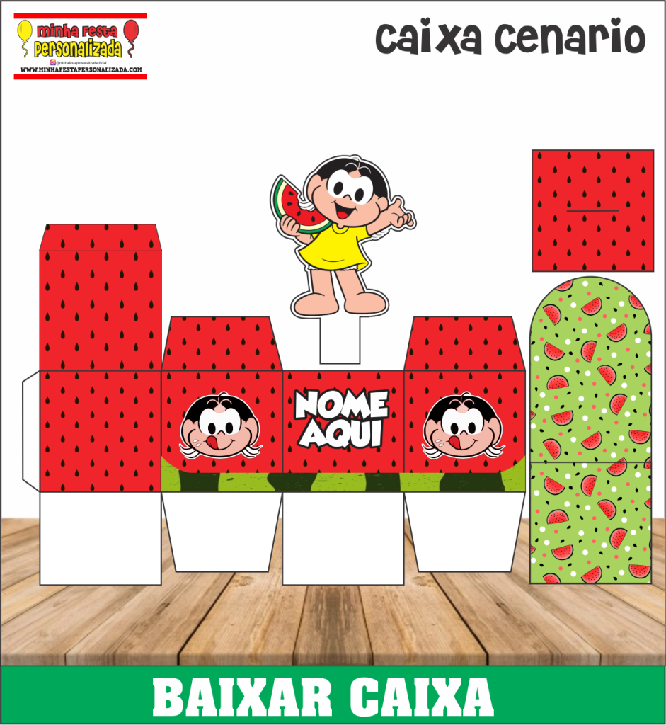 CAIXA CENARIO MAGALI 941x1024 - Caixa Mini Cenário Pronto Para Imprimir Em Alta Qualidade.