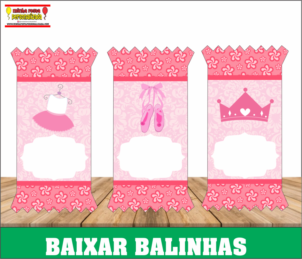 BALINHAS PERSONALIZADAS BAILARINA 1024x880 - Balinhas Personalizadas Para Imprimir – Diversos Temas Gratuitos