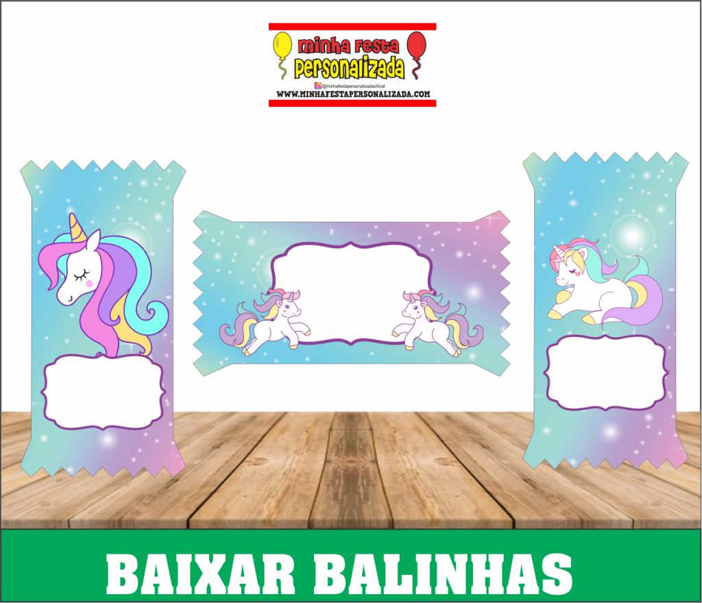 BALINHAS PERSONALIZADAS UNICORNIO 1024x880 - Balinhas Personalizadas Para Imprimir – Diversos Temas Gratuitos