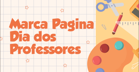 Marca Pagina Dia dos Professores pronto para imprimir