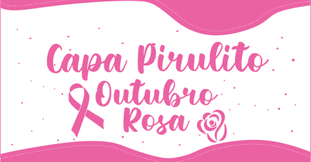 Capa pirulito outubro rosa pronto para imprimir