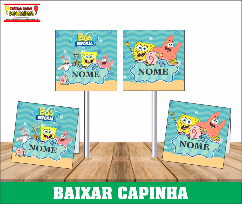 CAPAS PIRULITOS BOB ESPONJA 1024x865 - Capa pirulito personalizado diversos temas prontos  para imprimir