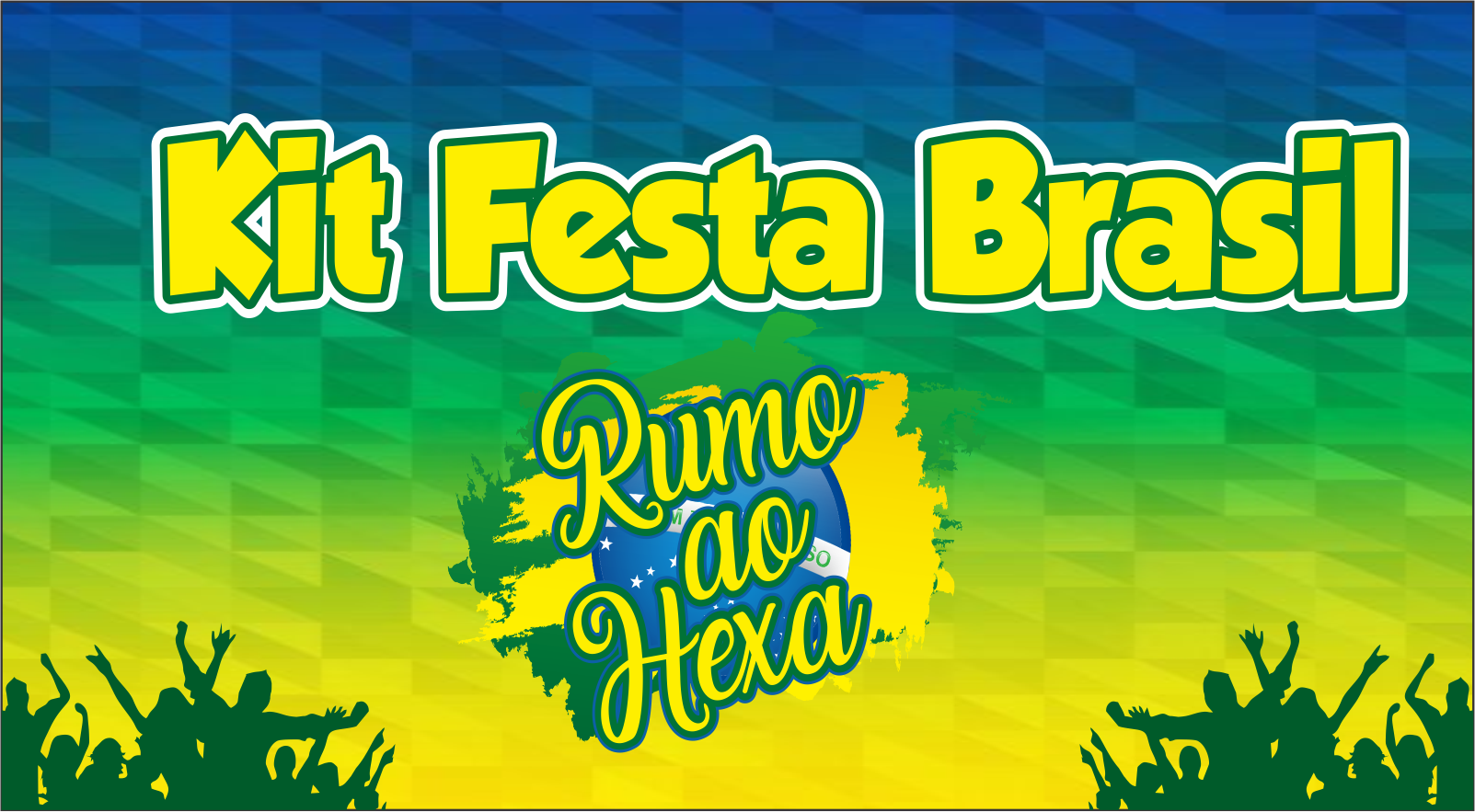 CAPA KIT FESTA BRASIL COMPLETO - Kit Festa Brasil Completo Pronto Para Imprimir