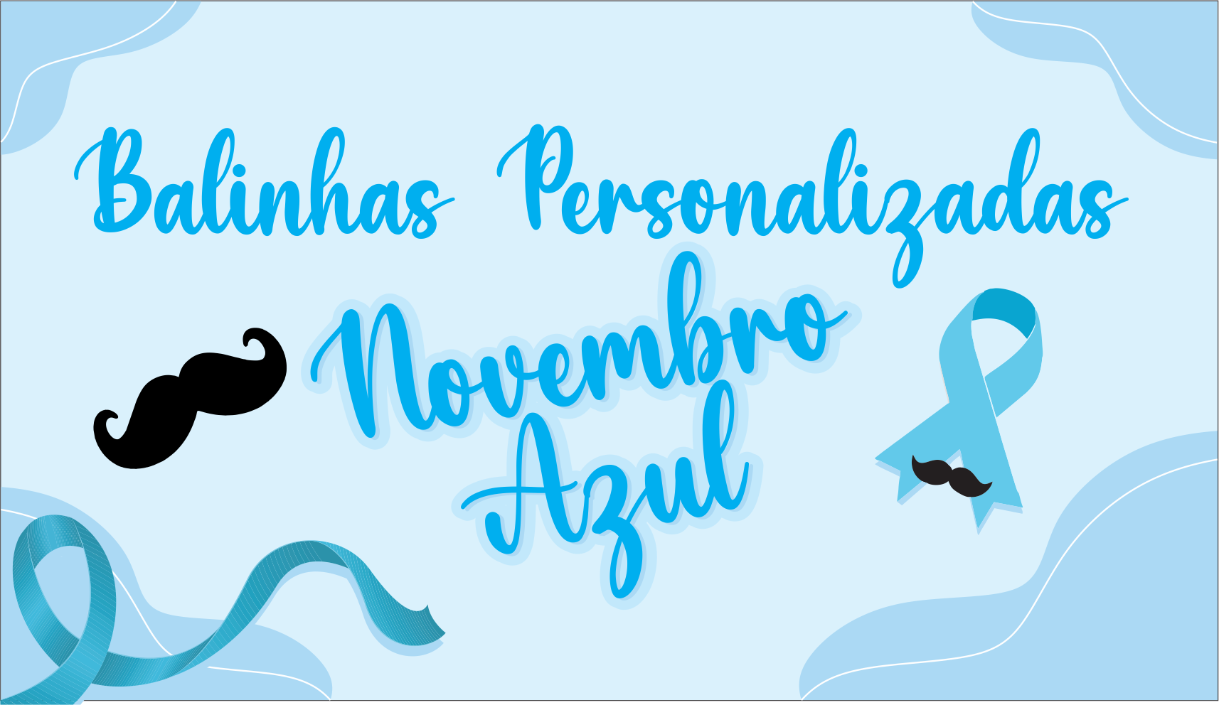 CAPAS BALINHAS PERSONALIZADAS NOVEMBRO AZUL - Balinhas Personalizada Novembro Azul Para Imprimir