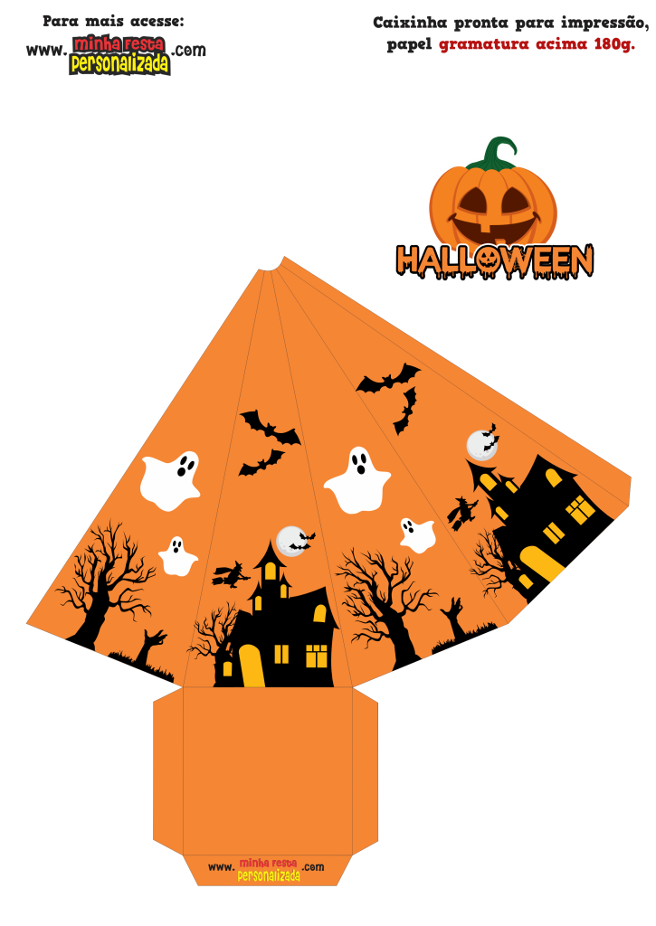 KIT FESTA HALLOWEEN CAIXA PIRAMIDE 725x1024 - Caixinhas personalizadas de halloween