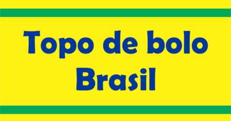 Topo de bolo Brasil gratuito, pronto para imprimir
